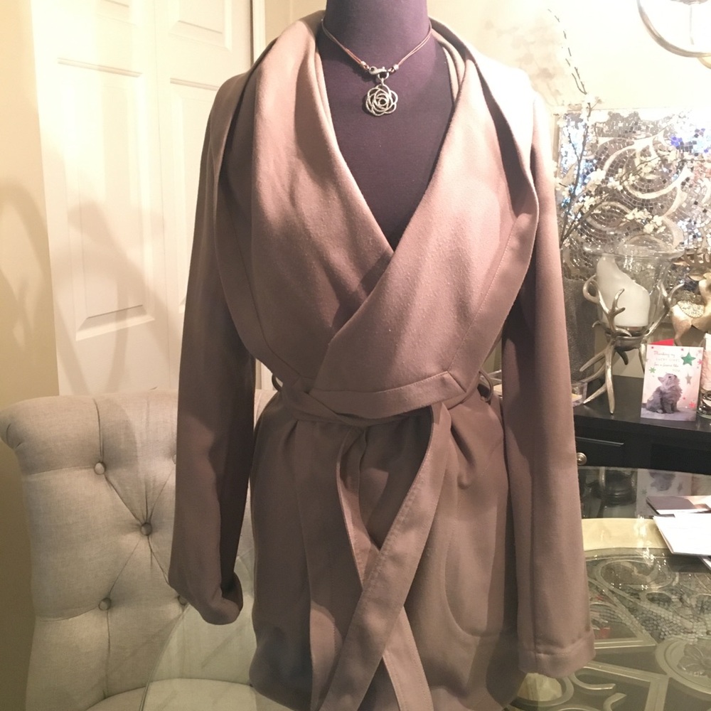 Soia & Kyo Drape Trench Coat